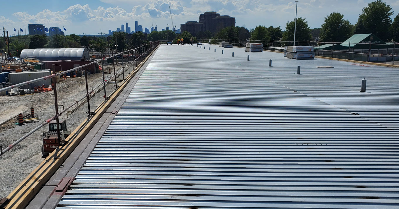 Science Centre - Metrolinx Station Triumph Roofing Project Toronto