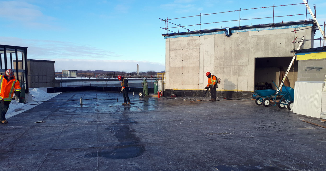 University of Waterloo – Student Centre Triumph Roofing Project Waterloo