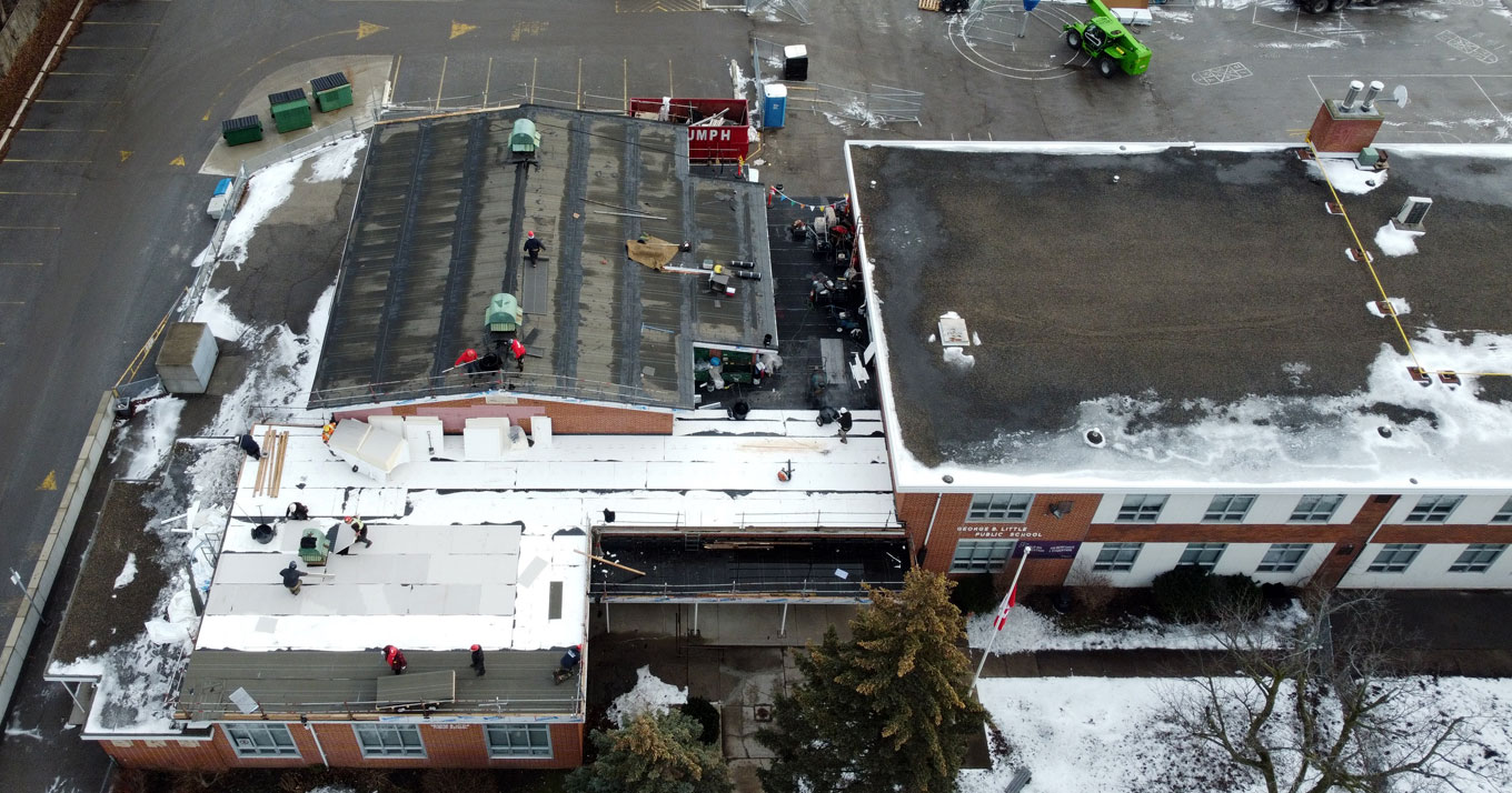 George B Little Primary School Triumph Roofing Project Toronto