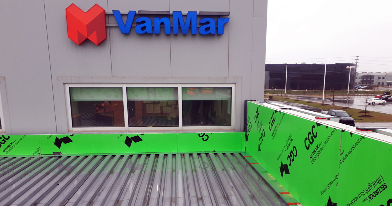 Vanmar Office Addition Triumph Roofing Project Cambridge