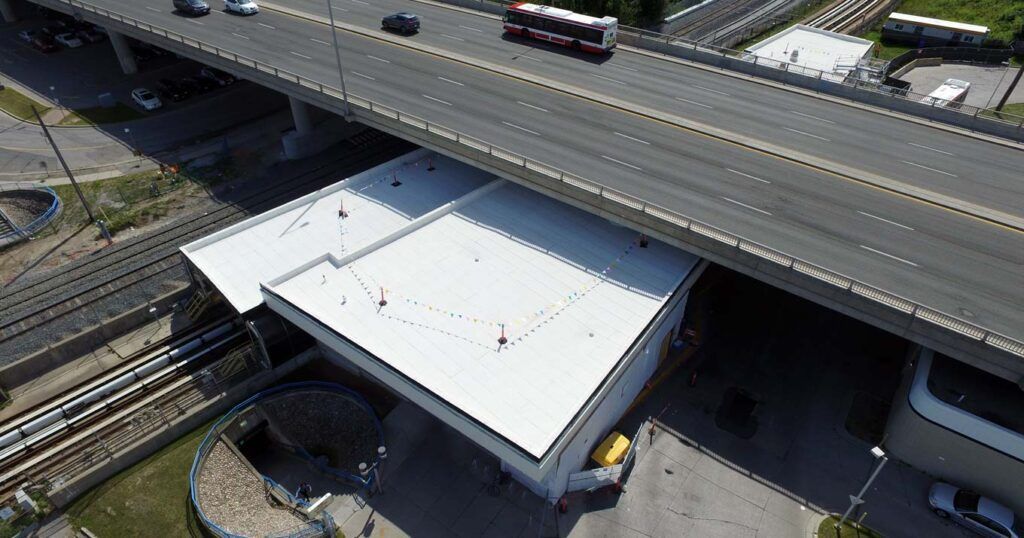 TTC Lawrence Station Roofing Project by Triumph Group of Companies