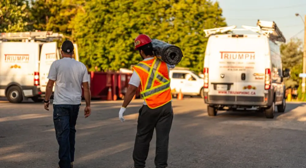Roof Repairs at Triumph Group of Companies