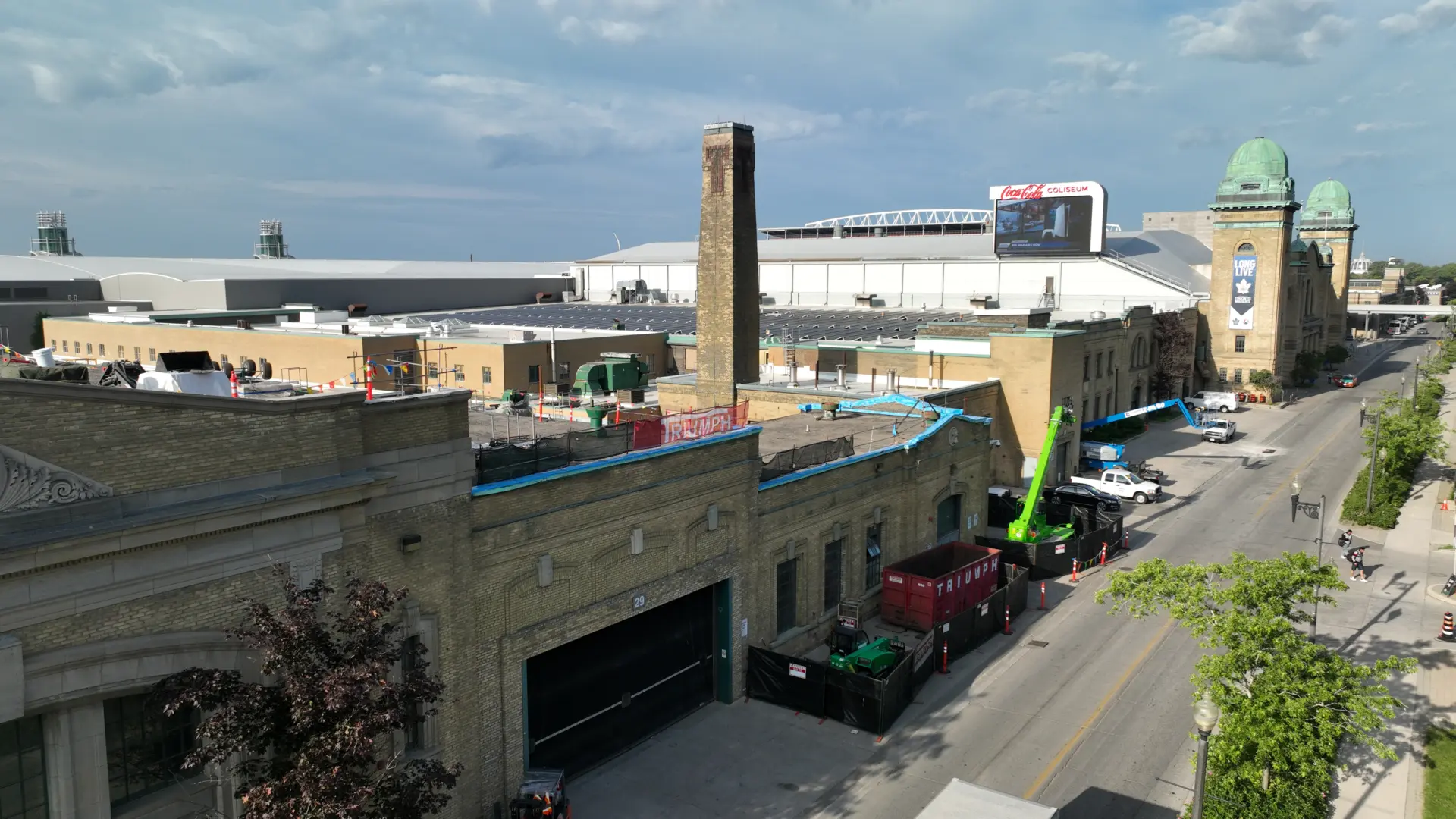 Mod bit roof, waterproofing, restoration, and green roof installation project by Triumph Group of Companies