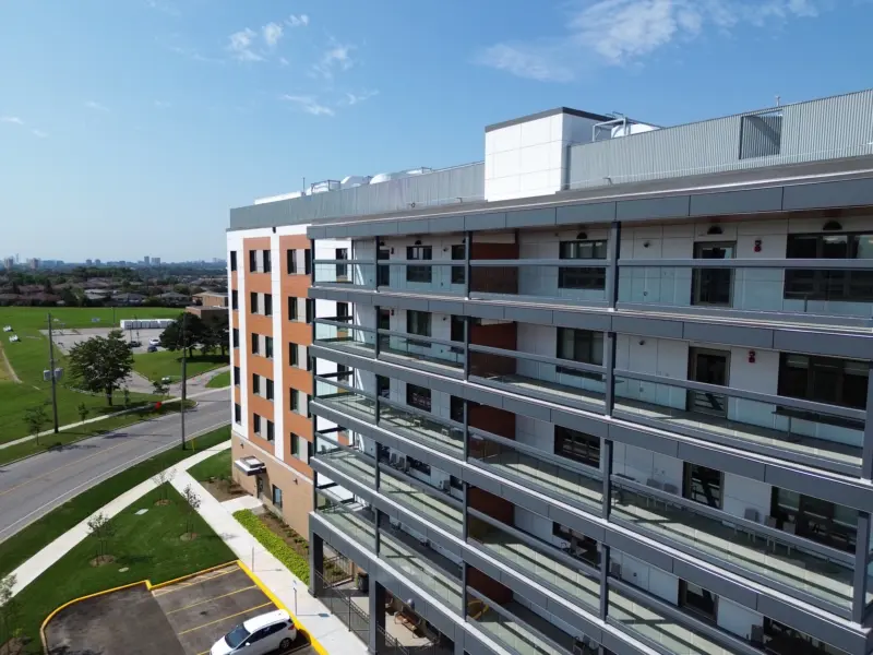 Humber Long Term Care Project - ACM Panels and trims & flashings supplied by Haus Architectural Supply