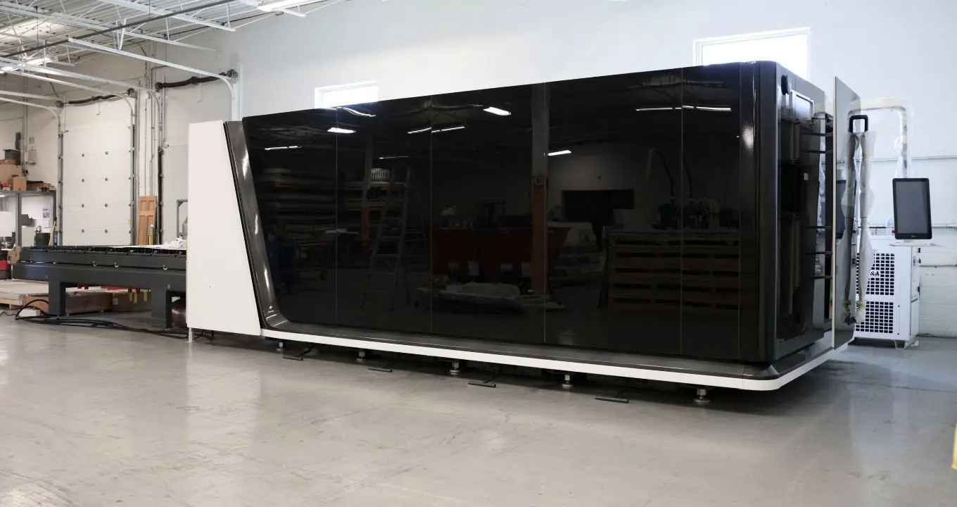 Triumph Group of Companies' laser cutting machine for custom cladding materials