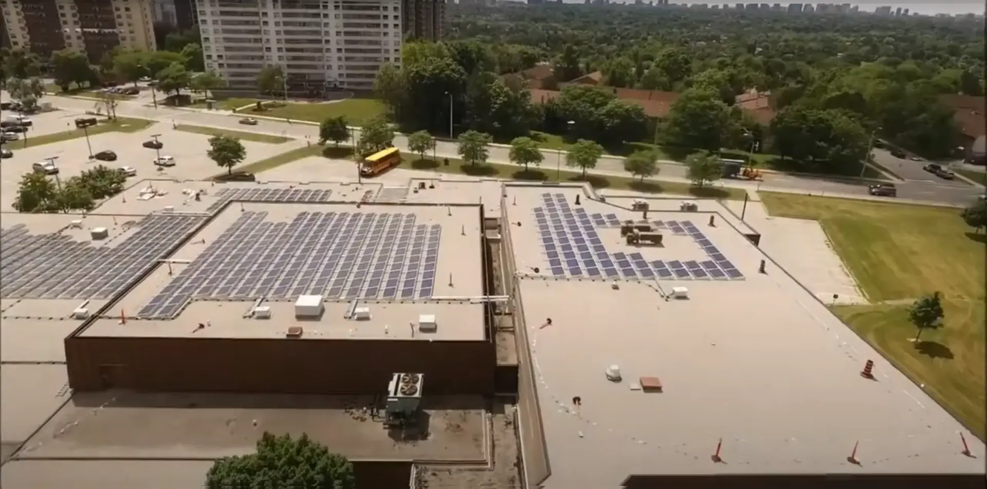 Solar Panel Installation George Vanier Secondary School Triumph Sustainability Division Project