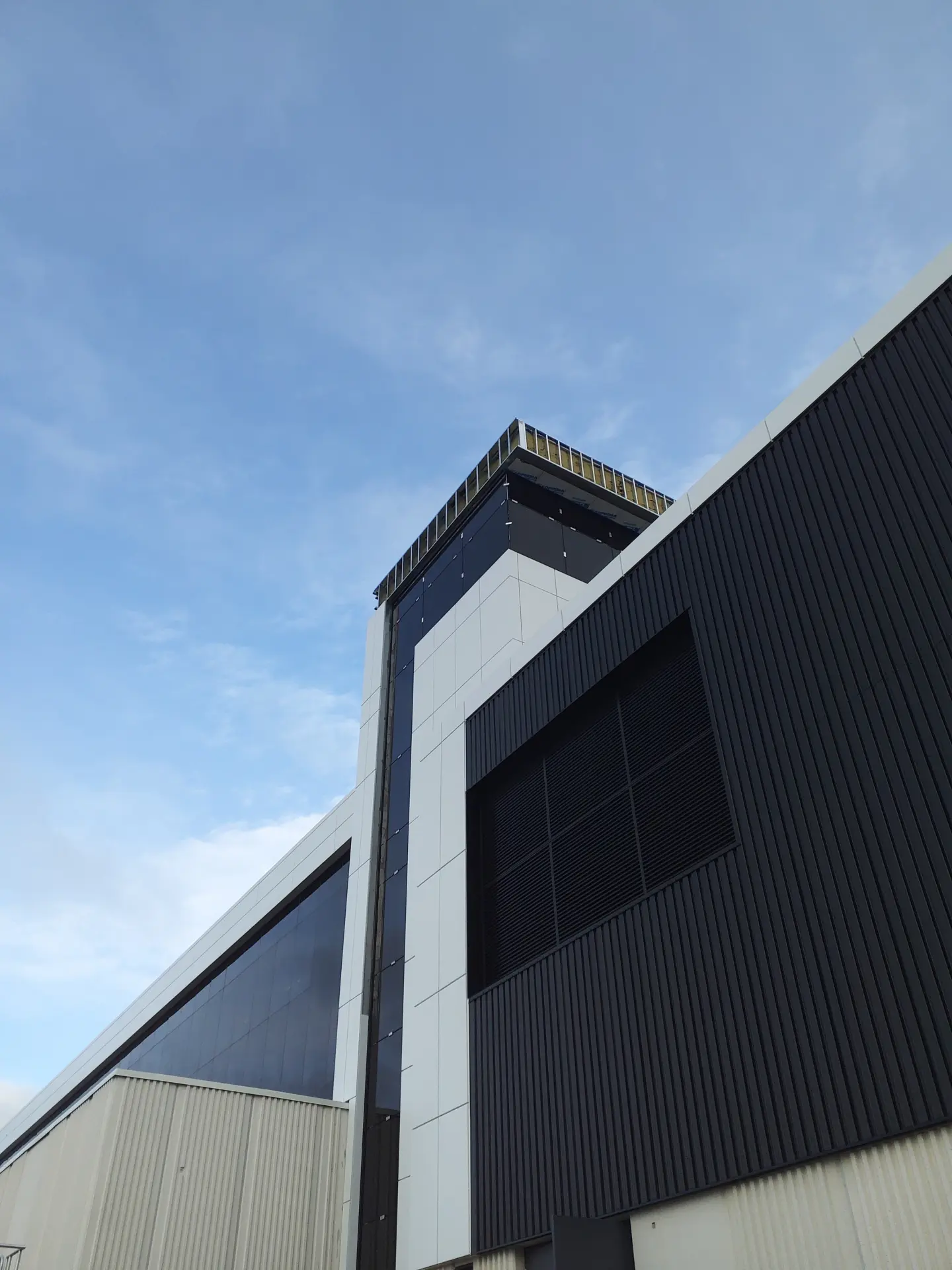 Solar wall installation at Ashbridges Bay Wastewater Treatment Plant by Triumph Group of Companies