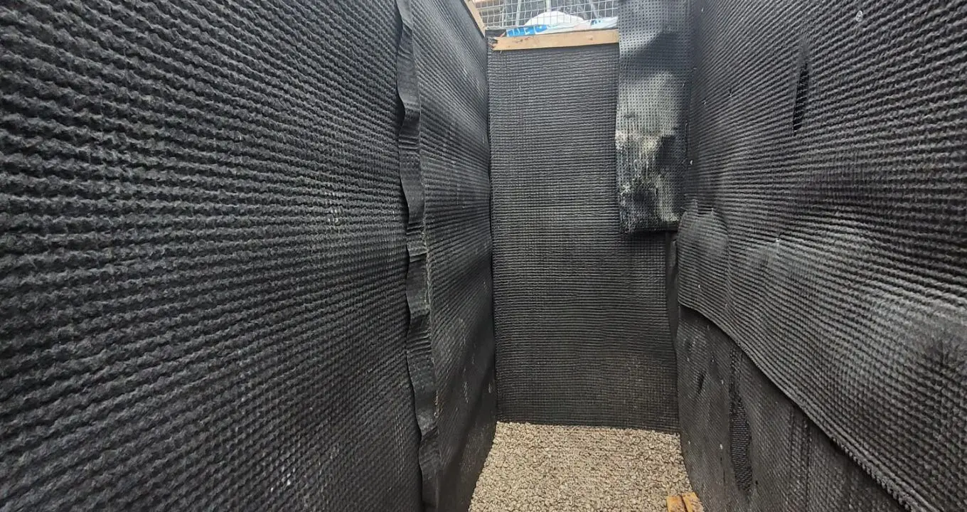 Damp proofing work done at Terra Hill by Triumph Group of Companies