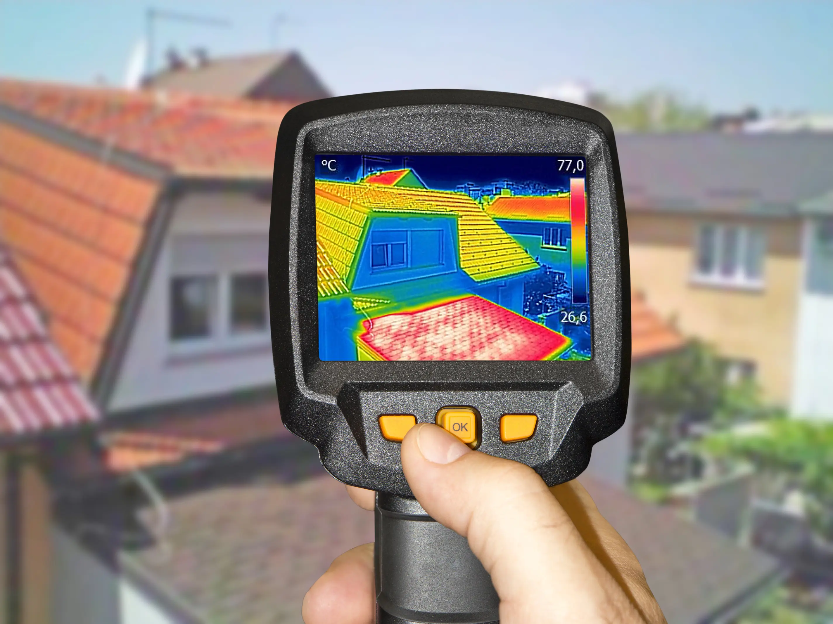 Thermal Scanning is part of Triumph Group of Companies' roof inspection