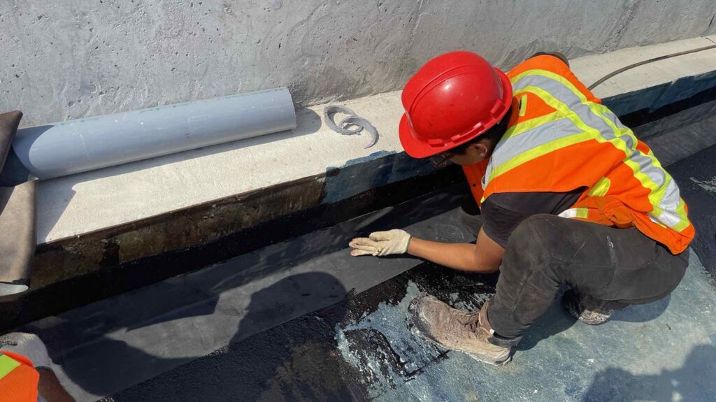 Replacement Waterproofing Services Project at Triumph Group of Companies