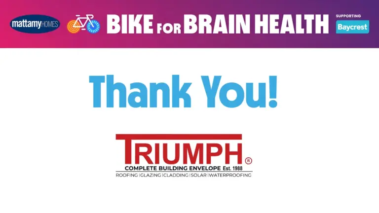 Triumph Silver Sponsor - Bike for Brain Health