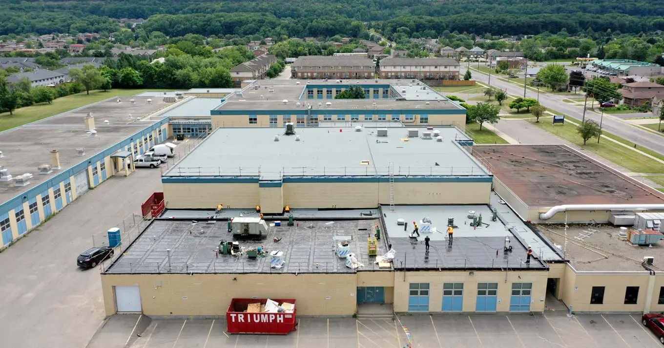 Orchard Park School, Hamilton, ON – Roof Replacement 2019 by Triumph Group of Companies