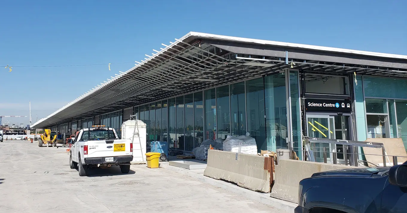 Science Centre – Metrolinx Station Project by Triumph Roofing